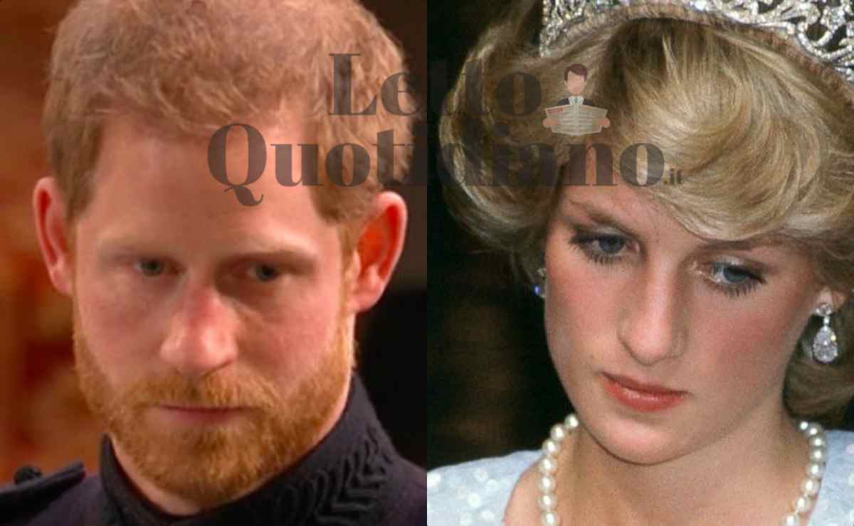 principe harry come lady diana in ospedale