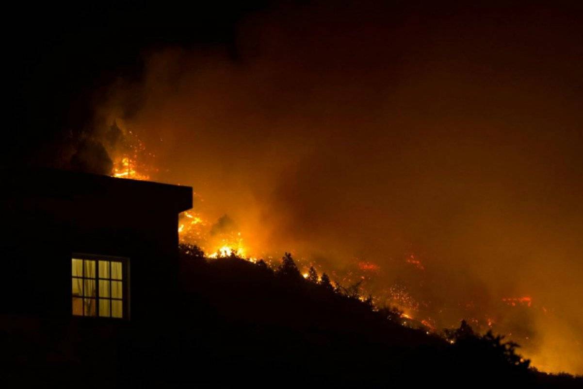 Incendio alle Canarie