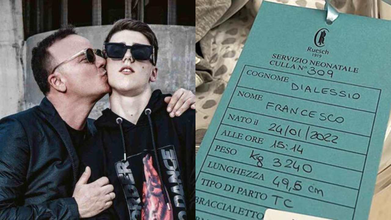 Gigi D'Alessio e LDA, la nascita del suo quinto figlio