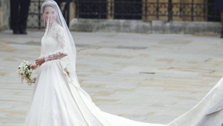 Middleton in abito da sposa