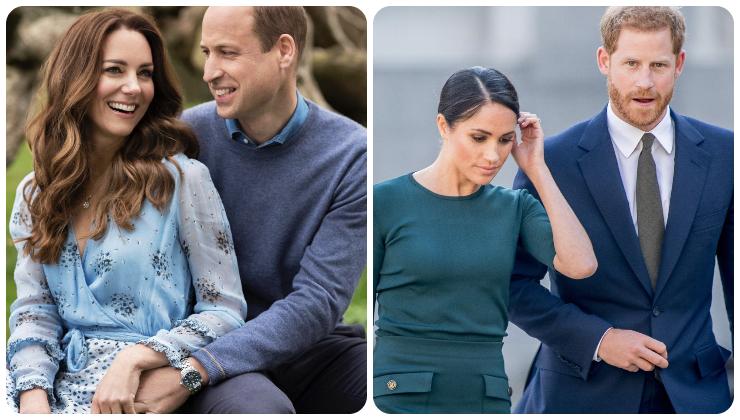 Kate, William, Harry e Meghan