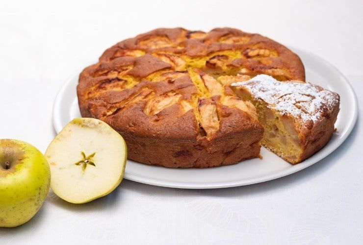 Torta di mele renette