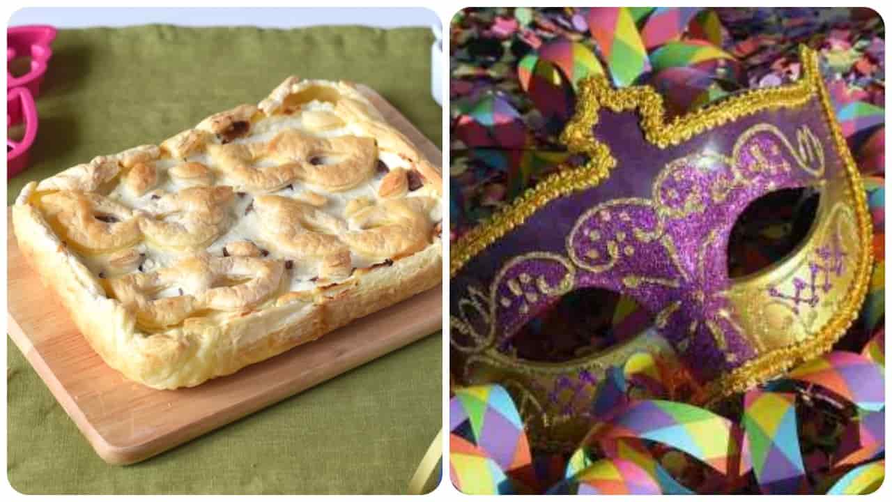 Torta salata di carnevale