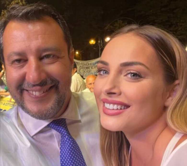 Rossella Intellicato con Salvini