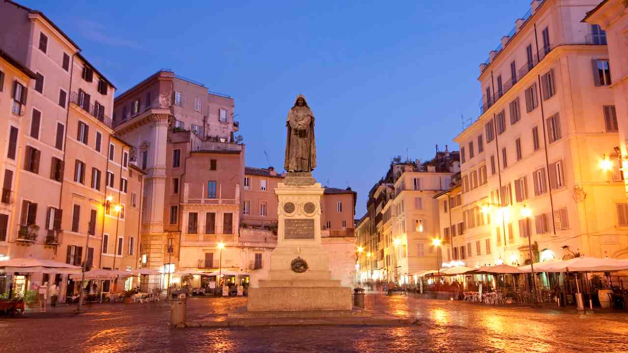 Campo de' Fiori a Roma